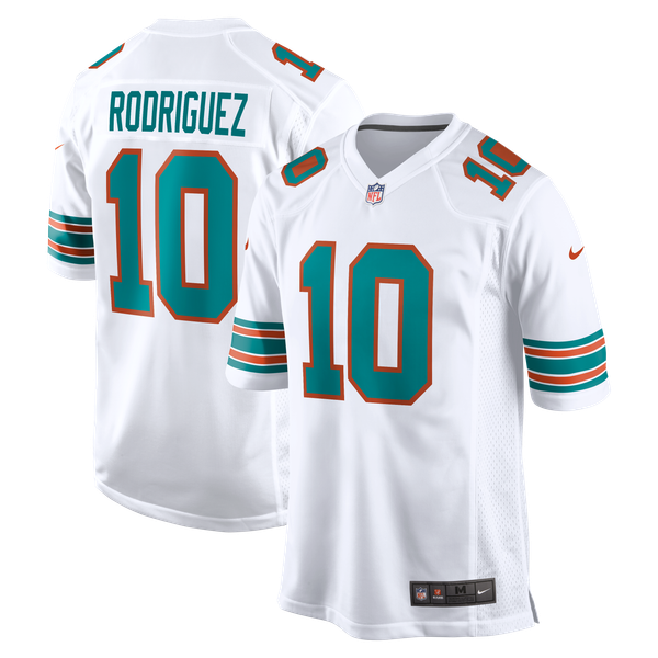 Jacob Rodriguez Miami Dolphins Official-Nike Alternate Game Jersey - White
