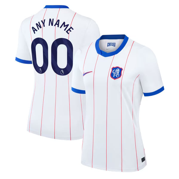Chelsea Official-Nike Women's 2026/27 Third Stadium Replica Jersey Custom Jersey - White