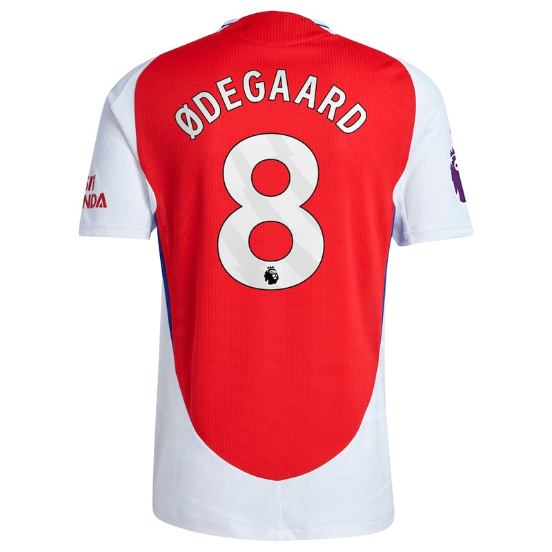 Martin Odegaard Arsenal adidas 2024/25 Home Authentic Player Jersey – Red