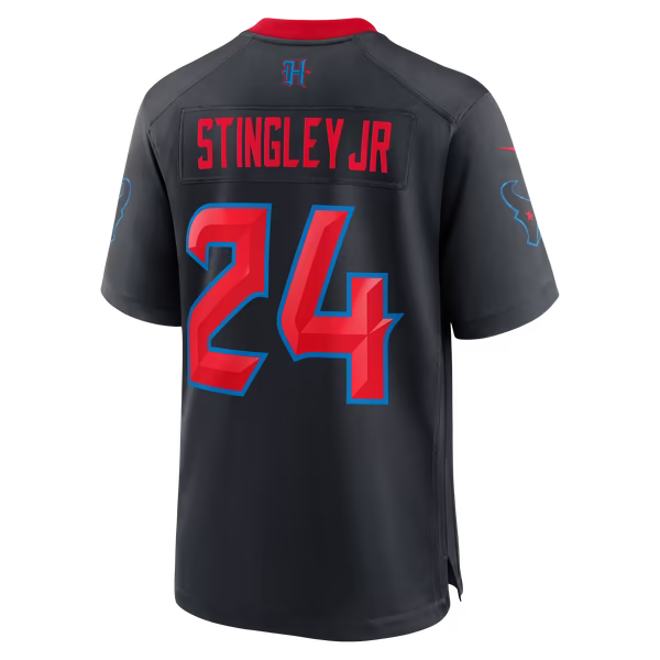 Derek Stingley Jr. Houston Texans Official-Nike Alternate 2 25th Season Game Jersey - Navy