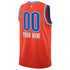 Teams Fans Shop Jordan Brand Unisex OKC Thunder Statement Jersey Orange