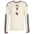 Kobbie Mainoo Manchester United Official-Adidas 2026/27 Third Replica Long Sleeve Jersey - Cream