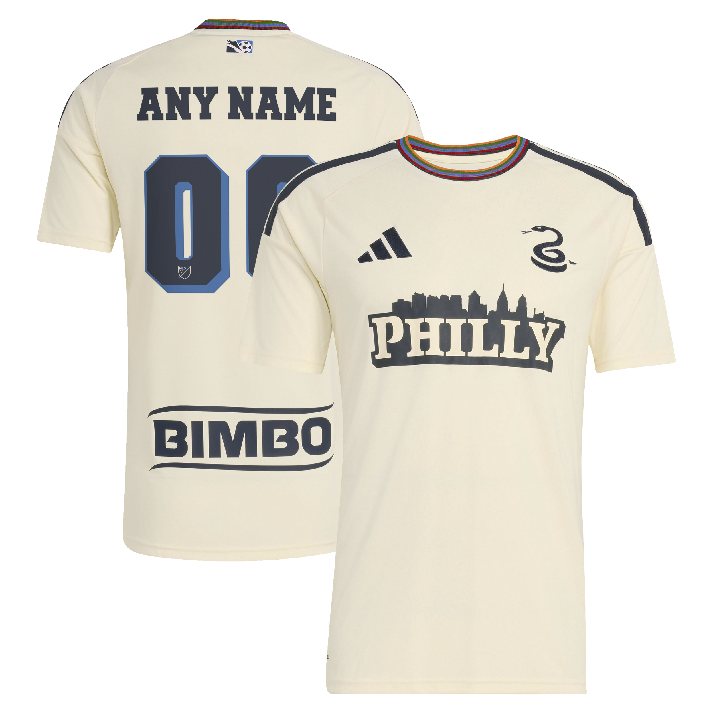 Philadelphia Union Official-Adidas 2026 Archive Replica Custom Jersey - Tan