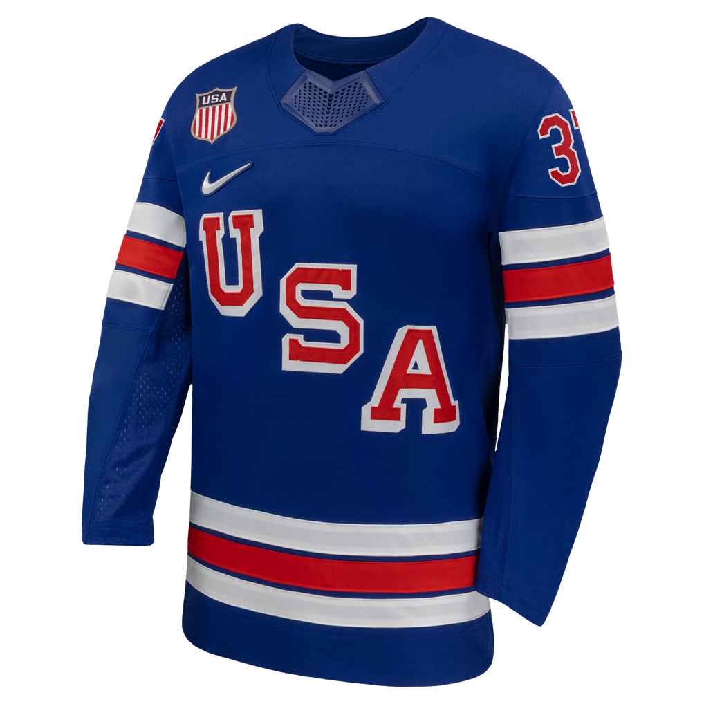 Teams Fans Shop Connor Hellebuyck Nike US Hockey 2026 Home Replica Jersey