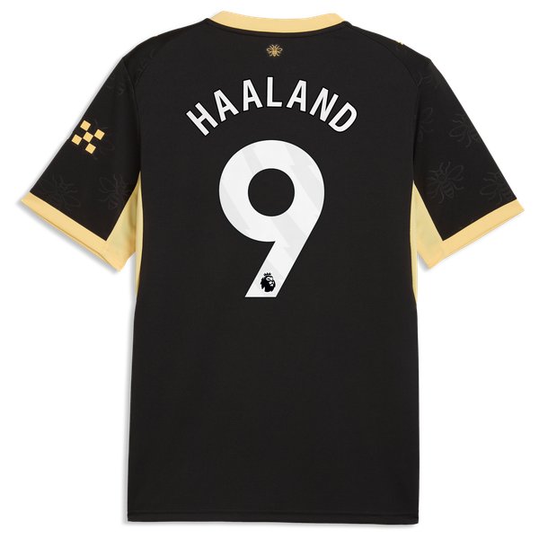 Erling Haaland Manchester City Official-Puma 2026/27 Away Replica Jersey - Black