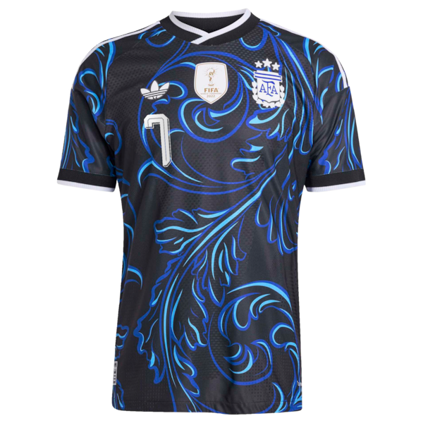 Official-Adidas Rodrigo De Paul Argentina National Team 2026 Away Authentic Jersey Black