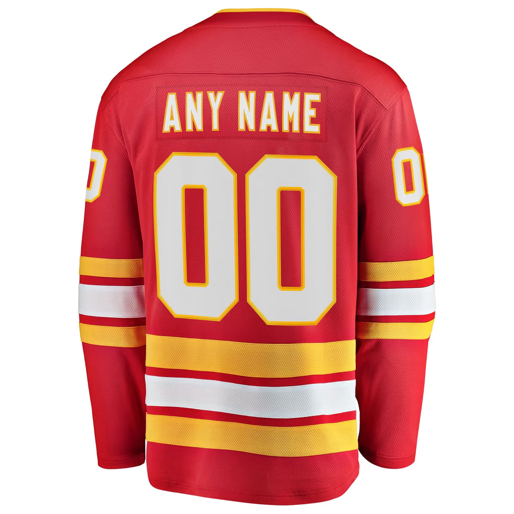 Teams Fans Shop Fanatics Calgary Flames Breakaway Custom Jersey