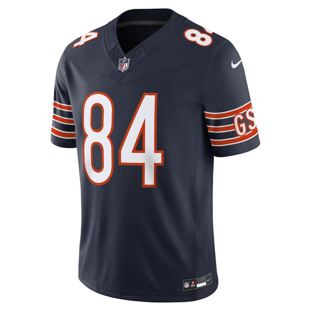 Colston Loveland Chicago Bears Official-Nike Team Vapor F.U.S.E. Stitched Limited Jersey - Navy