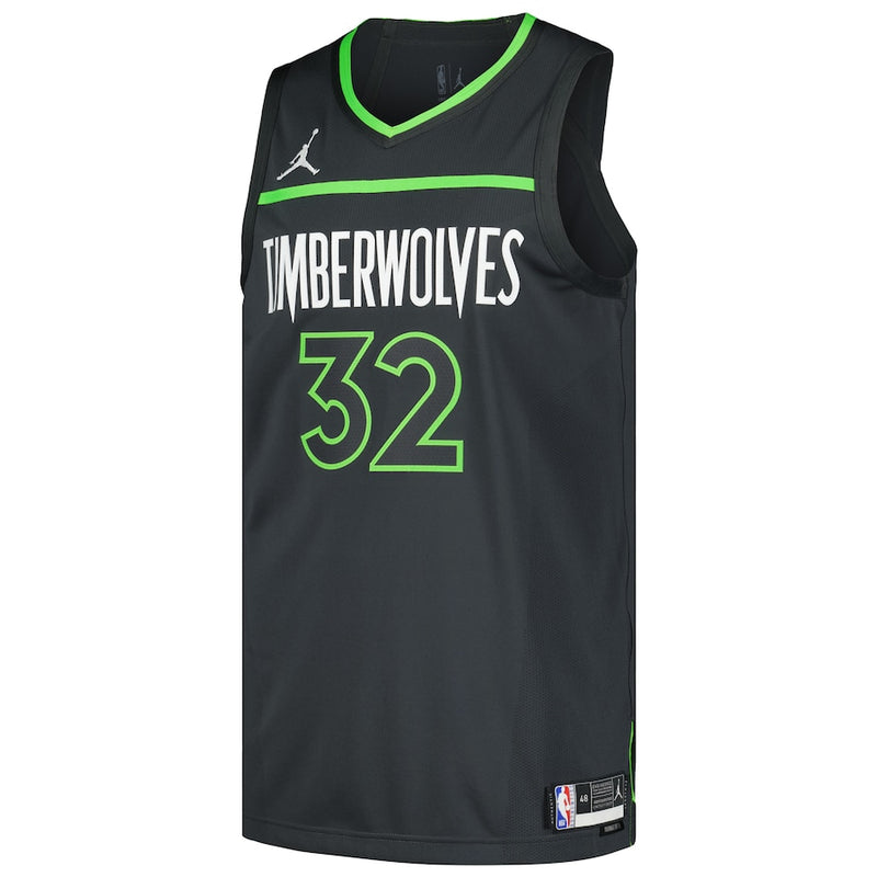 Karl-Anthony Towns Minnesota Timberwolves Jordan Brand Authentic Player Jersey - Statement Edition - Anthracite