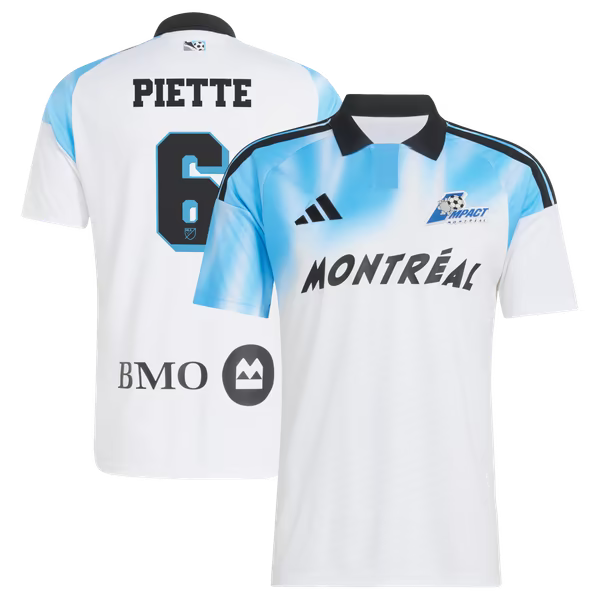 Samuel Piette CF Montreal Official-Adidas 2026 Archive Replica Jersey - White
