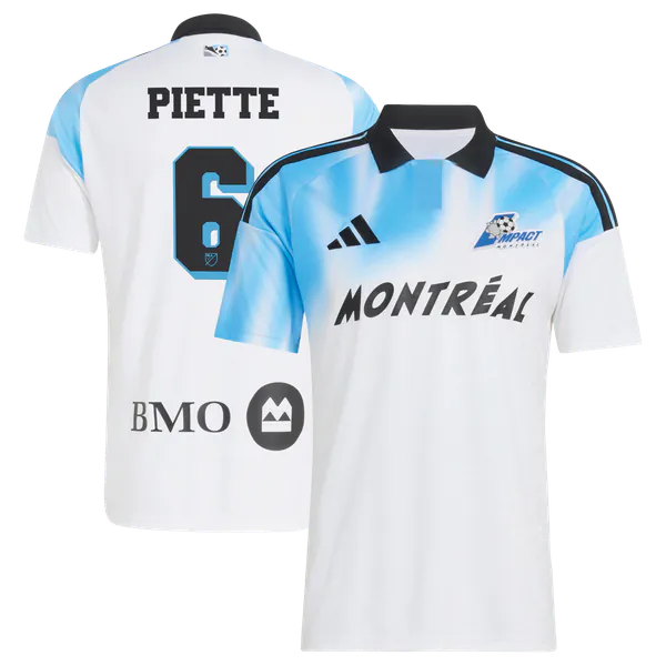 Samuel Piette CF Montreal Official-Adidas 2026 Archive Replica Jersey - White