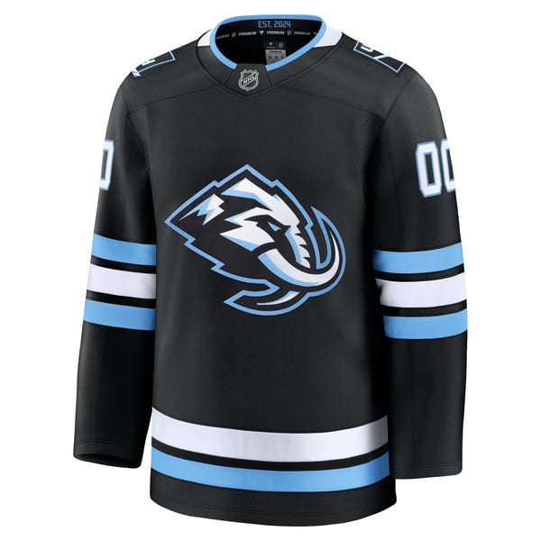 Teams Fans Shop Fanatics Utah Mammoth Home Premium Jersey - Black