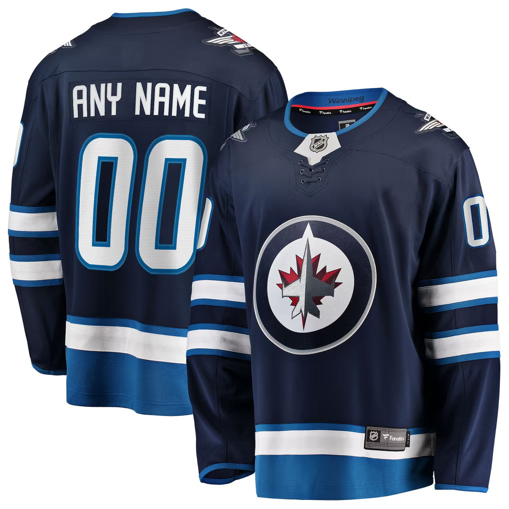 Teams Fans Shop Winnipeg Jets Fanatics Home Breakaway Custom Jersey