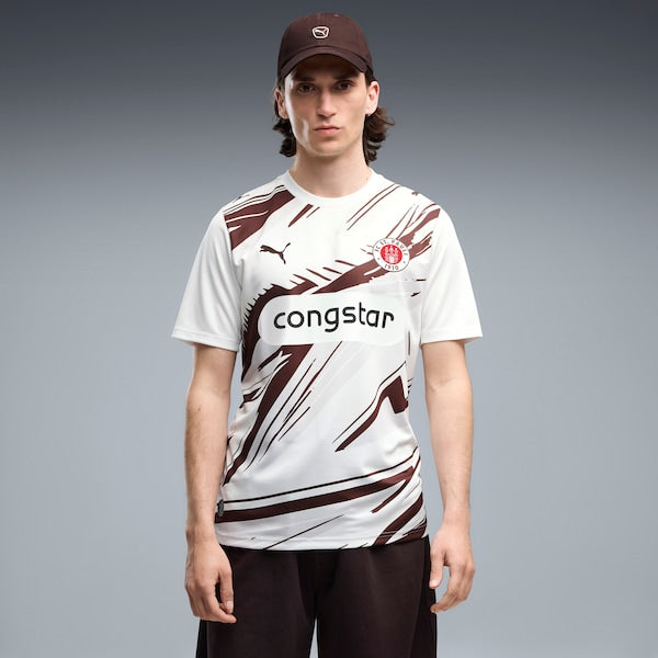 St. Pauli Official-Puma 2026/27 Away Replica Jersey - White