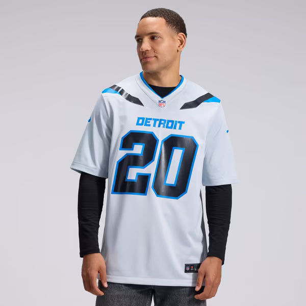 Barry Sanders Detroit Lions Official-Nike 2026 Rivalries Collection Game Jersey - Silver