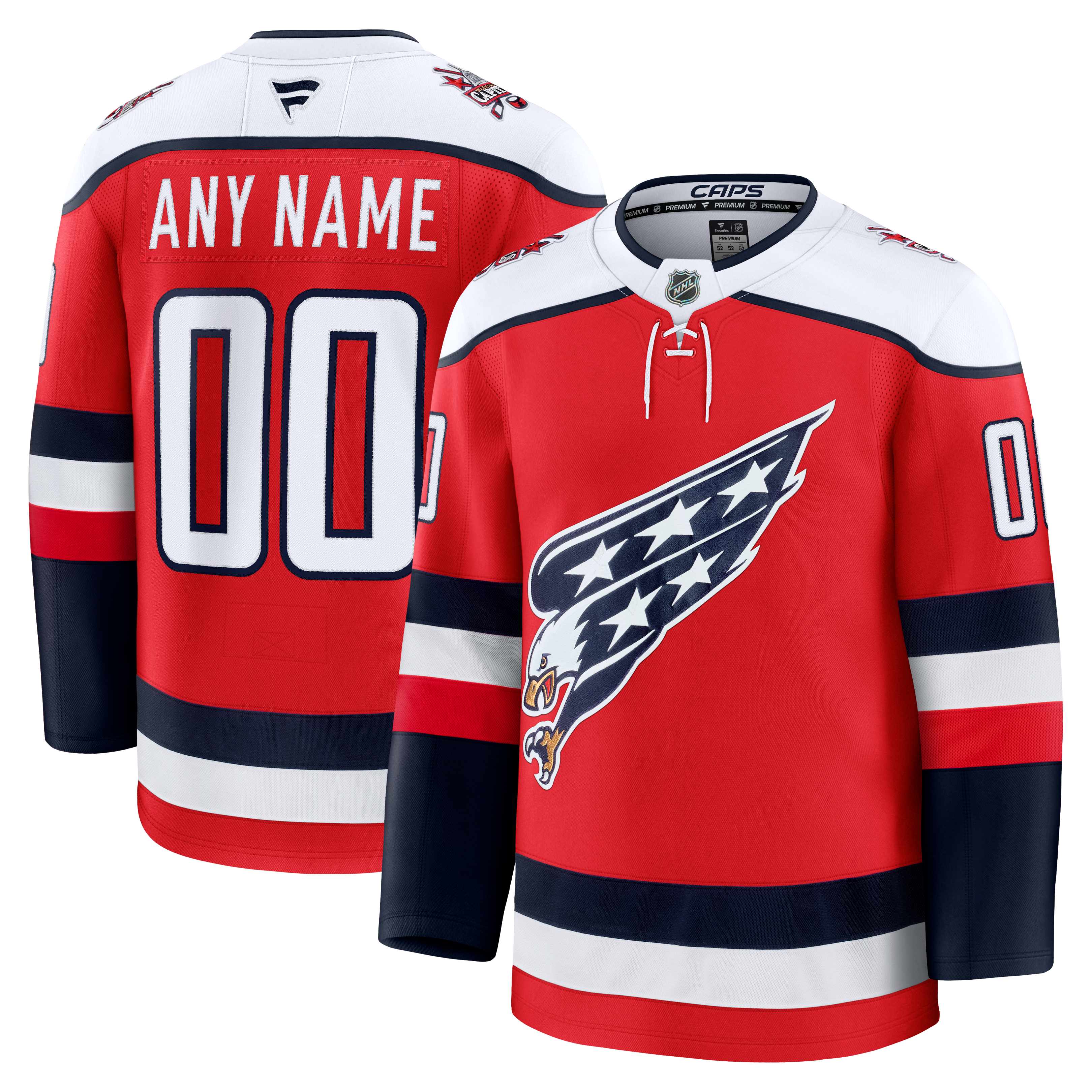 Teams Fans Shop Fanatics Men's Washington Capitals Alternate Premium Jersey