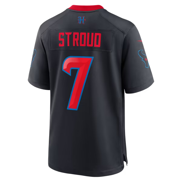 C.J. Stroud Houston Texans Official-Nike Alternate 2 25th Season Game Jersey - Navy