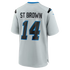 Amon-Ra St. Brown Detroit Lions Official-Nike 2026 Rivalries Collection Game Jersey - Silver