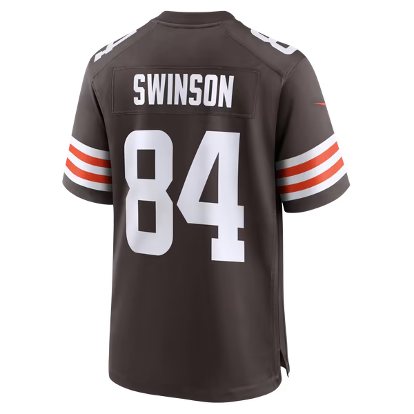Messiah Swinson Cleveland Browns Official-Nike Team Game Jersey - Brown