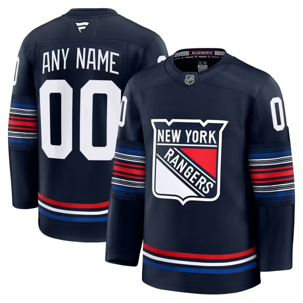 Teams Fans Shop Fanatics New York Rangers Alternate Custom Jersey