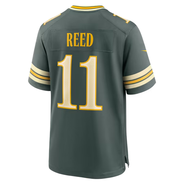 Jayden Reed Green Bay Packers Official-Nike 2026 Rivalries Collection Game Jersey - Green