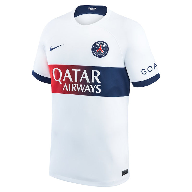 Presnel Kimpembe Paris Saint-Germain Nike 2023/24 Away Stadium Player Jersey - White