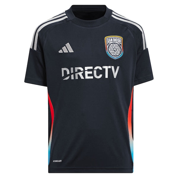 Official-Adidas San Diego FC Youth 2025 State of Flow Replica Custom Jersey Navy
