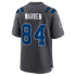 Tyler Warren Indianapolis Colts Official-Nike 2026 Rivalries Collection Game Jersey - Anthracite