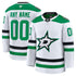 Teams Fans Shop Dallas Stars Fanatics Away Premium Custom Jersey - White