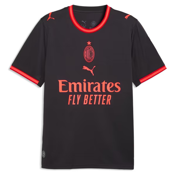 Christian Pulisic AC Milan Official-Puma 2026/27 Third Replica Jersey - Gray