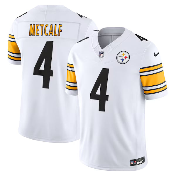 DK Metcalf Pittsburgh Steelers Official-Nike Vapor F.U.S.E. Stitched Limited Jersey - White