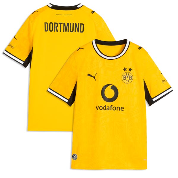 Official-Puma Borussia Dortmund 2026/27 Home Replica Youth Jersey Yellow