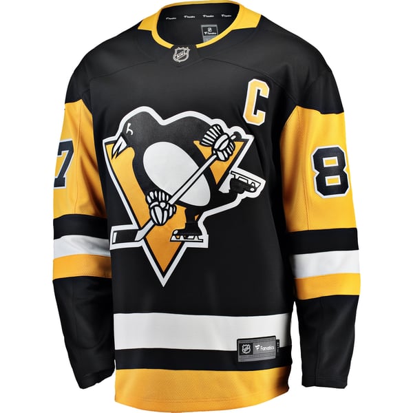 Teams Fans Shop Sidney Crosby Pittsburgh Penguins Fanatics Captain Home Jersey