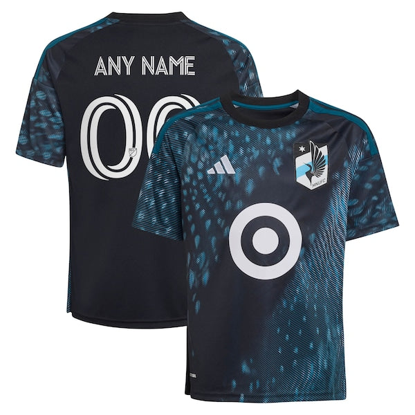 Official-Adidas Minnesota United FC 2026 The Decade Kit Replica Custom Jersey Black