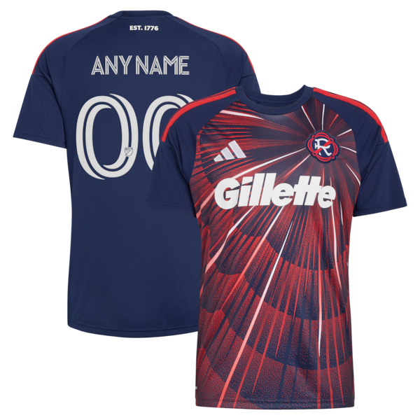 Official-Adidas New England Revolution 2026 Independence Day Replica Custom Jersey Blue