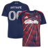 Official-Adidas New England Revolution 2026 Independence Day Replica Custom Jersey Blue