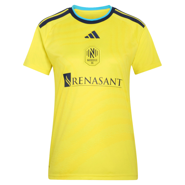 Official-Adidas Nashville SC 2026 The Reverb Kit Replica Custom Jersey Yellow