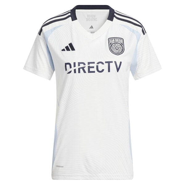 Official-Adidas San Diego FC Women's 2025 Woven Into One Replica Custom Jersey White