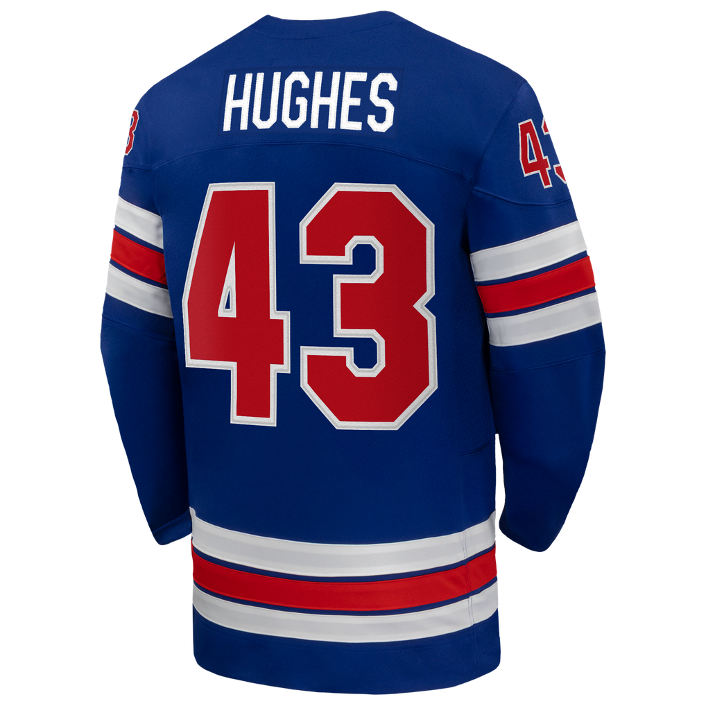 Teams Fans Shop Nike Quinn Hughes US Hockey 2026 Home Jersey