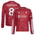 Official-Adidas Liverpool 2026/27 Home Replica Custom Long Sleeve Jersey Red