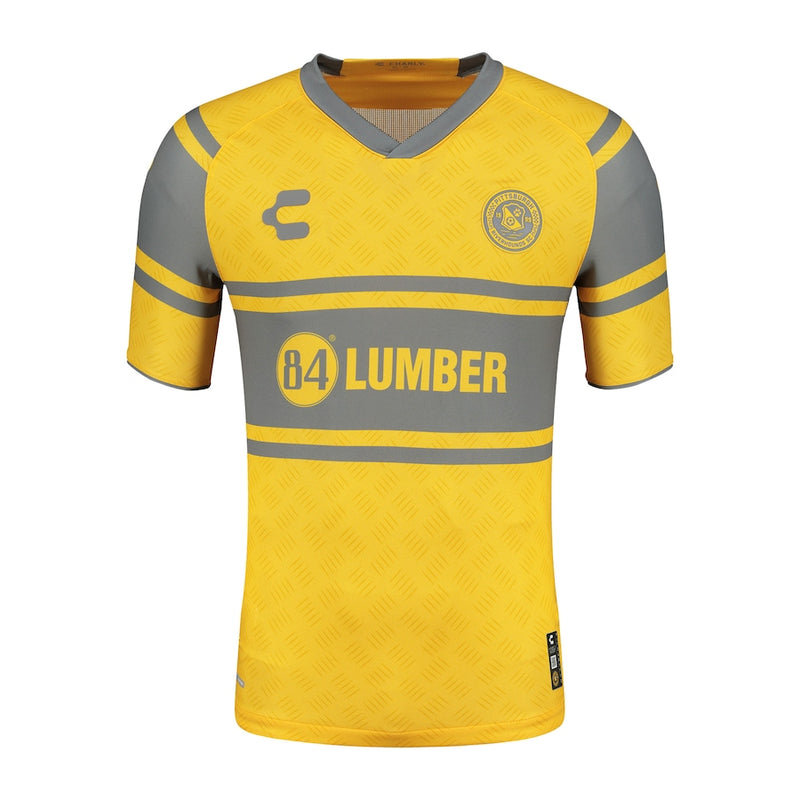 Pittsburgh Riverhounds SC Charly 2024 Away Authentic Jersey – Yellow