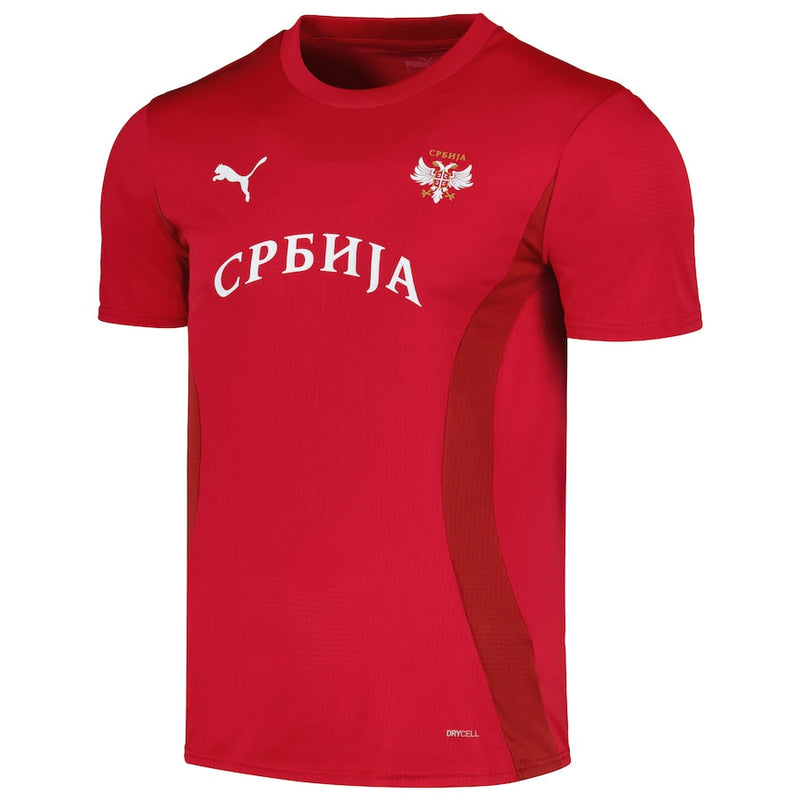 Serbia National Team Puma 2024 Pre-Match Jersey - Red