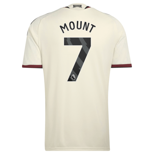 Mason Mount Manchester United Official-Adidas 2026/27 Third Replica Jersey - Cream