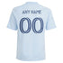 Official-Adidas Sporting Kansas City Youth 2025 One KC Replica Custom Jersey Light Blue