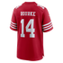 Kurtis Rourke San Francisco 49ers Official-Nike Team Game Jersey - Scarlet
