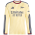 Arsenal Official-Adidas 2026/27 Third Replica Custom Long Sleeve Jersey - Yellow