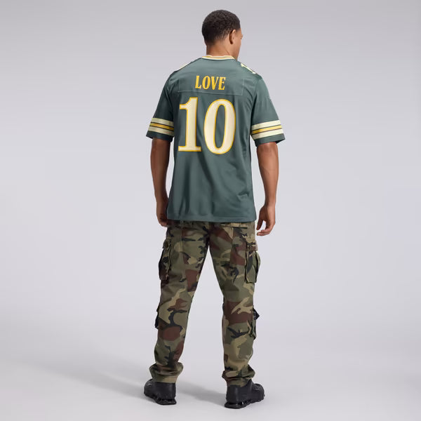 Jordan Love Green Bay Packers Official-Nike 2026 Rivalries Collection Game Jersey - Green