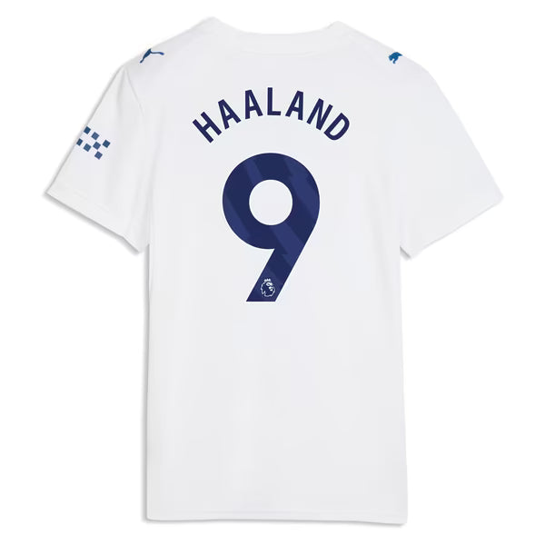 Erling Haaland Manchester City Official-Puma Women's 2026/27 Third Replica Jersey - White