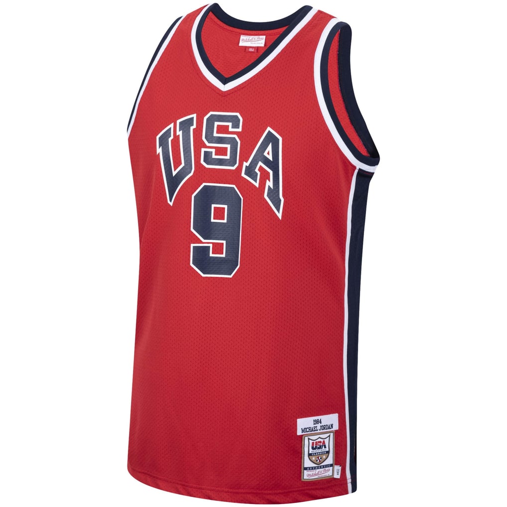 Teams Fans Shop Michael Jordan USA Basketball Mitchell & Ness 1984 Authentic Jersey - Red