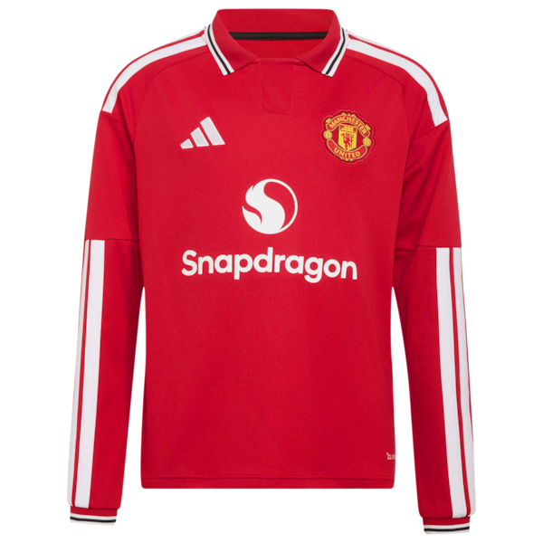 Official-Adidas Mason Mount Manchester United 2026/27 Home Replica Long Sleeve Jersey Red